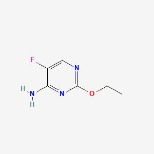 molecular formula C6H8FN3O B1294209 2-Ethoxy-5-fluoropyrimidin-4-amine CAS No. 56076-21-2