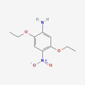 molecular formula C10H14N2O4 B1294211 2,5-Diethoxy-4-nitroaniline CAS No. 56185-25-2