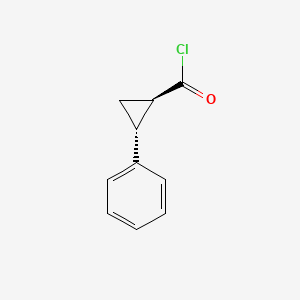 molecular formula C10H9ClO B1294215 trans-2-Phenylcyclopropanecarbonyl chloride CAS No. 939-87-7