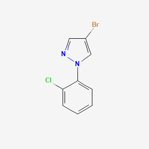 molecular formula C9H6BrClN2 B1294228 4-Bromo-1-(2-chlorophenyl)-1H-pyrazole CAS No. 957063-04-6
