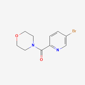 molecular formula C10H11BrN2O2 B1294229 (5-溴吡啶-2-基)(吗啉基)甲酮 CAS No. 957063-06-8