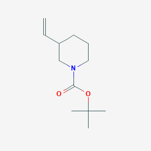 molecular formula C12H21NO2 B129423 叔丁基-3-乙烯基哌啶-1-甲酸酯 CAS No. 146667-87-0