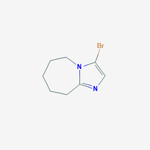 molecular formula C8H11BrN2 B1294239 3-Bromo-6,7,8,9-tetrahydro-5H-imidazo[1,2-a]azepine CAS No. 701298-97-7