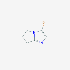 molecular formula C6H7BrN2 B1294240 3-Bromo-6,7-dihydro-5H-pyrrolo[1,2-a]imidazole CAS No. 914637-88-0