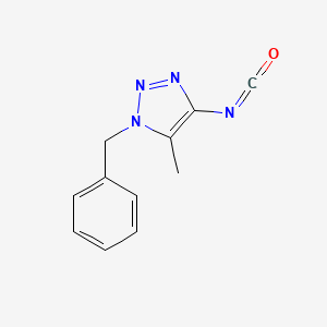 molecular formula C11H10N4O B1294241 1-Benzyl-4-isocyanato-5-methyl-1H-1,2,3-triazole 