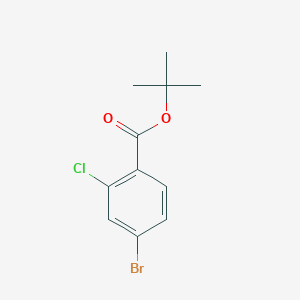 molecular formula C11H12BrClO2 B1294244 tert-Butyl 4-bromo-2-chlorobenzoate CAS No. 929000-18-0