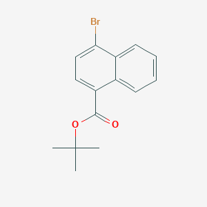 molecular formula C15H15BrO2 B1294245 tert-Butyl 4-bromo-1-naphthoate CAS No. 929000-22-6