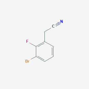 molecular formula C8H5BrFN B1294248 3-Bromo-2-fluorophenylacetonitrile CAS No. 874285-03-7