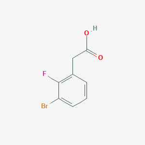 molecular formula C8H6BrFO2 B1294249 3-Bromo-2-fluorophenylacetic acid CAS No. 1375964-39-8