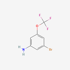 molecular formula C7H5BrF3NO B1294252 3-Bromo-5-(trifluoromethoxy)aniline CAS No. 914636-35-4