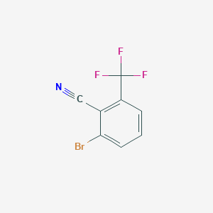 molecular formula C8H3BrF3N B1294254 2-Bromo-6-(trifluoromethyl)benzonitrile CAS No. 914637-35-7