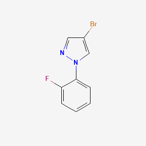 molecular formula C9H6BrFN2 B1294257 4-Bromo-1-(2-fluorophenyl)-1H-pyrazole CAS No. 957062-81-6