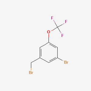 molecular formula C8H5Br2F3O B1294260 3-Bromo-5-(trifluoromethoxy)benzyl bromide CAS No. 1031929-10-8