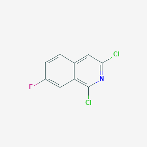 molecular formula C9H4Cl2FN B1294261 1,3-Dichloro-7-fluoroisoquinoline CAS No. 941294-25-3