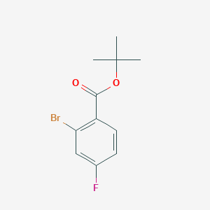 molecular formula C11H12BrFO2 B1294262 tert-Butyl 2-bromo-4-fluorobenzoate CAS No. 951884-50-7
