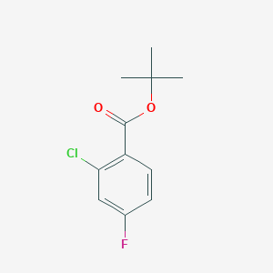 molecular formula C11H12ClFO2 B1294263 tert-Butyl 2-chloro-4-fluorobenzoate CAS No. 911314-43-7