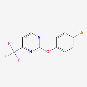 molecular formula C11H6BrF3N2O B1294264 2-(4-Bromophenoxy)-4-(trifluoromethyl)pyrimidine CAS No. 914636-83-2