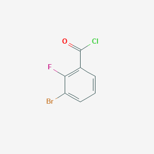 molecular formula C7H3BrClFO B1294265 3-Bromo-2-fluorobenzoyl chloride CAS No. 374554-41-3