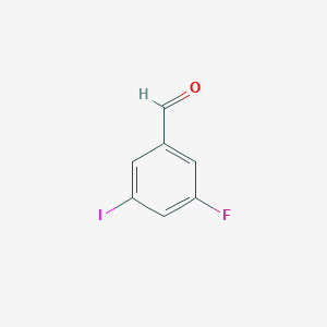 molecular formula C7H4FIO B1294276 3-Fluoro-5-iodobenzaldehyde CAS No. 914636-93-4