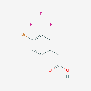 molecular formula C9H6BrF3O2 B1294277 4-Bromo-3-(trifluoromethyl)phenylacetic acid CAS No. 914637-17-5