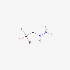 molecular formula C2H5F3N2 B1294279 2,2,2-Trifluoroethylhydrazine CAS No. 5042-30-8