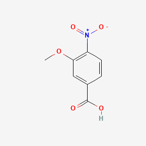 molecular formula C8H7NO5 B1294280 3-Methoxy-4-nitrobenzoic acid CAS No. 5081-36-7