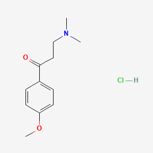 molecular formula C12H18ClNO2 B1294283 3-(Dimethylamino)-1-(4-methoxyphenyl)-propan-1-one Hydrochloride CAS No. 2125-49-7