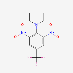molecular formula C11H12F3N3O4 B1294284 Nitrofor CAS No. 5254-27-3