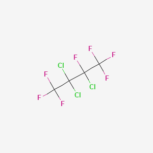 molecular formula C4Cl3F7 B1294285 Heptafluoro-2,3,3-trichlorobutane CAS No. 335-44-4