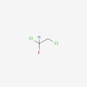 molecular formula C2H3Cl2F B1294292 1,2-二氯-1-氟乙烷 CAS No. 430-57-9