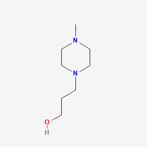 molecular formula C8H18N2O B1294303 1-(3-Hydroxypropyl)-4-methylpiperazine CAS No. 5317-33-9