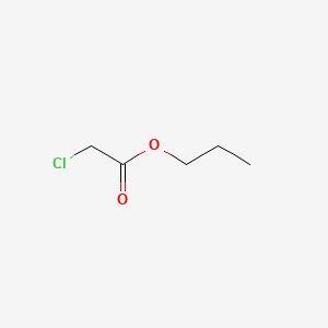 molecular formula C5H10O2<br>C5H10O2<br>CH3COOCH2CH2CH3 B1294312 Propyl chloroacetate CAS No. 5396-24-7