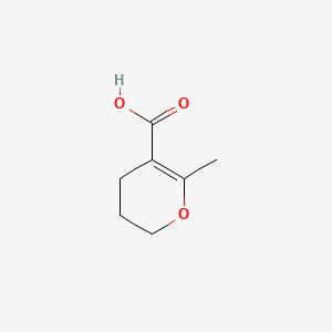 molecular formula C7H10O3 B1294313 3,4-Dihydro-6-methyl-2H-pyran-5-carboxylic acid CAS No. 5399-21-3