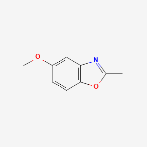 molecular formula C9H9NO2 B1294322 5-Methoxy-2-methylbenzoxazole CAS No. 5676-57-3