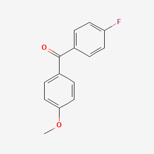 molecular formula C14H11FO2 B1294324 4-Fluoro-4'-methoxybenzophenone CAS No. 345-89-1