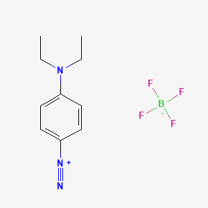molecular formula C10H14BF4N3 B1294326 4-(Diethylamino)benzenediazonium tetrafluoroborate CAS No. 347-46-6