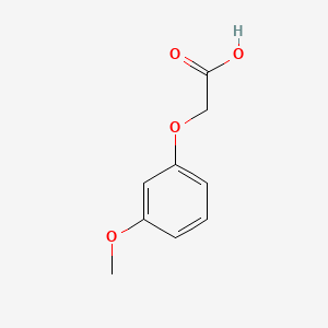 molecular formula C9H10O4 B1294339 3-Methoxyphenoxyacetic acid CAS No. 2088-24-6