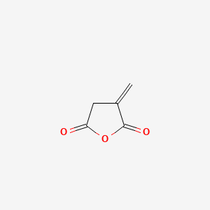 molecular formula C5H4O3 B1294342 Itaconic anhydride CAS No. 2170-03-8
