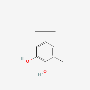 molecular formula C11H16O2 B1294344 5-tert-Butyl-3-methylpyrocatechol CAS No. 2213-66-3