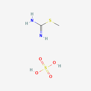 molecular formula C2H8N2O4S2 B1294348 2-Methyl-2-thiopseudourea sulfate CAS No. 2260-00-6