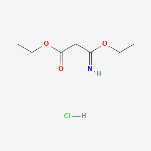 molecular formula C7H14ClNO3 B1294350 Ethyl 3-ethoxy-3-iminopropionate hydrochloride CAS No. 2318-25-4