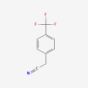 molecular formula C9H6F3N B1294351 4-(Trifluoromethyl)phenylacetonitrile CAS No. 2338-75-2