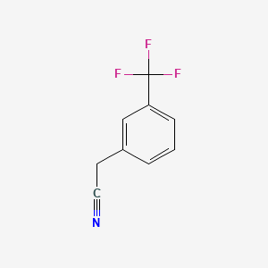 molecular formula C9H6F3N B1294352 3-(Trifluoromethyl)phenylacetonitrile CAS No. 2338-76-3