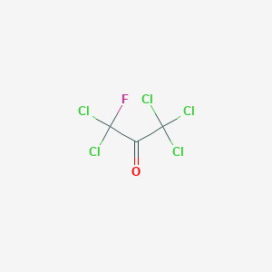 molecular formula C3Cl5FO B1294354 Pentachlorofluoroacetone CAS No. 2378-08-7
