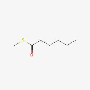 molecular formula C7H14OS B1294360 S-Methyl hexanethioate CAS No. 2432-77-1