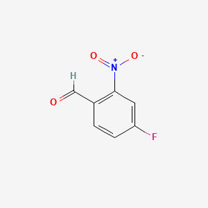 molecular formula C7H4FNO3 B1294362 4-Fluoro-2-nitrobenzaldehyde CAS No. 2923-96-8