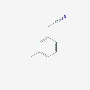molecular formula C10H11N B1294366 3,4-DIMETHYLPHENYLACETONITRILE CAS No. 3020-06-2