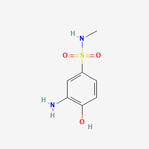 3-amino-4-hydroxy-N-methylbenzenesulfonamide