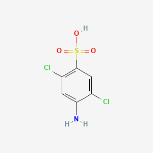 molecular formula C6H5Cl2NO3S B1294381 2,5-Dichlorosulfanilic acid CAS No. 88-50-6