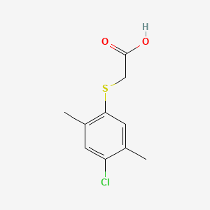 molecular formula C10H11ClO2S B1294387 [(4-Chloro-2,5-dimethylphenyl)thio]acetic acid CAS No. 93-77-6